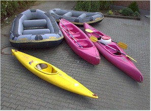 Angebotene Bootstypen